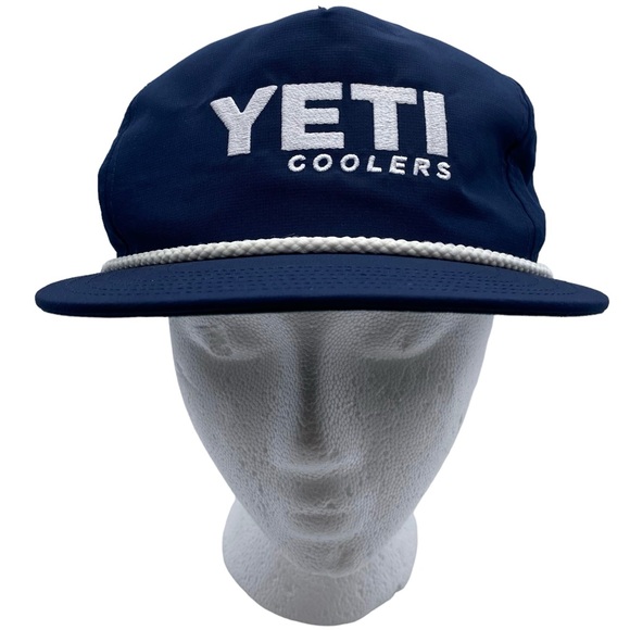 Yeti Hat Blue White Unisex Baseball Casual Womens Mens Adjustable Cap One Size - Picture 10 of 10